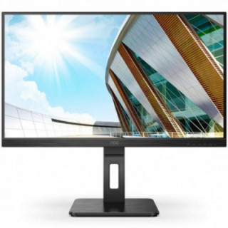 Monitor profesional aoc 24p2qm 23.8'/ full hd/ multimedia/ regulable en altura/ negro