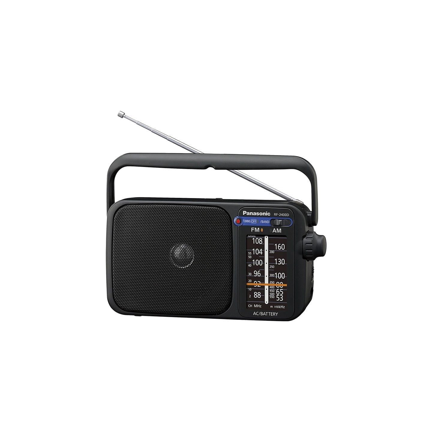 Radio portátil panasonic rf-2400deg-k/ negra