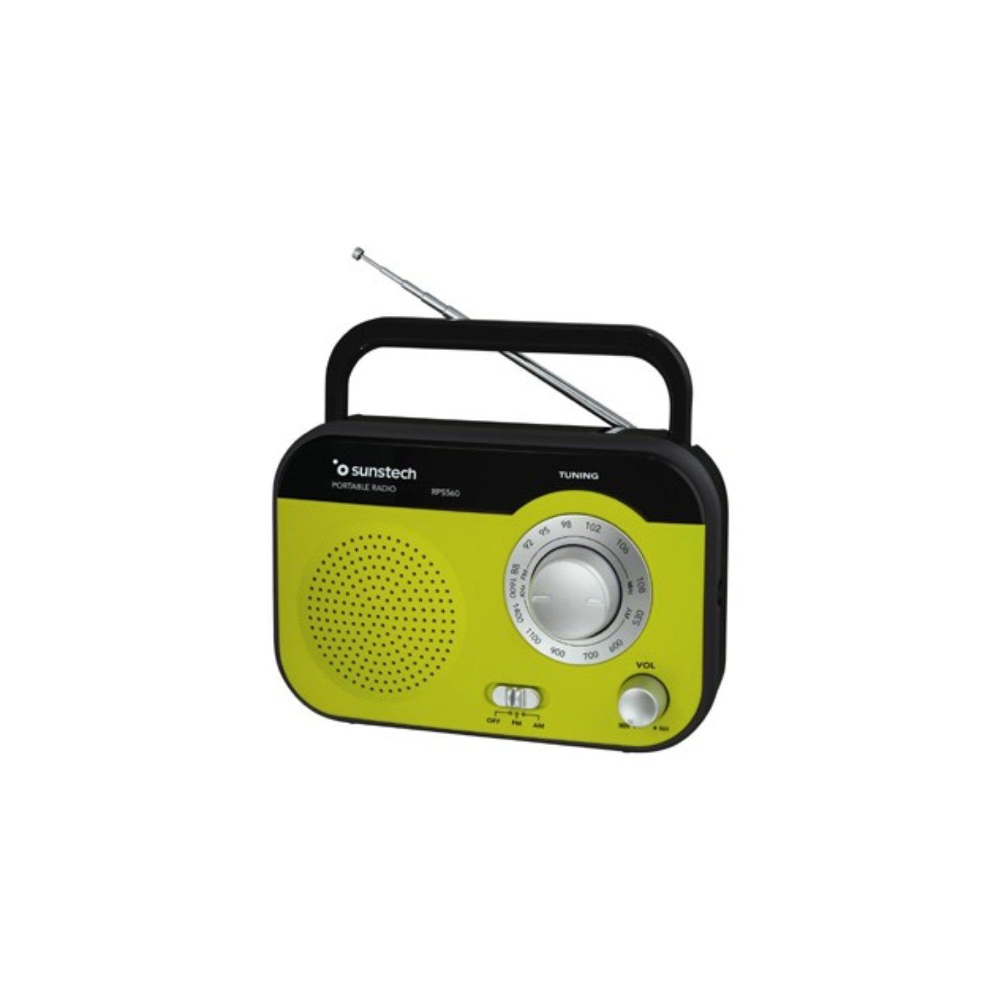 Radio portátil sunstech rps560/ verde