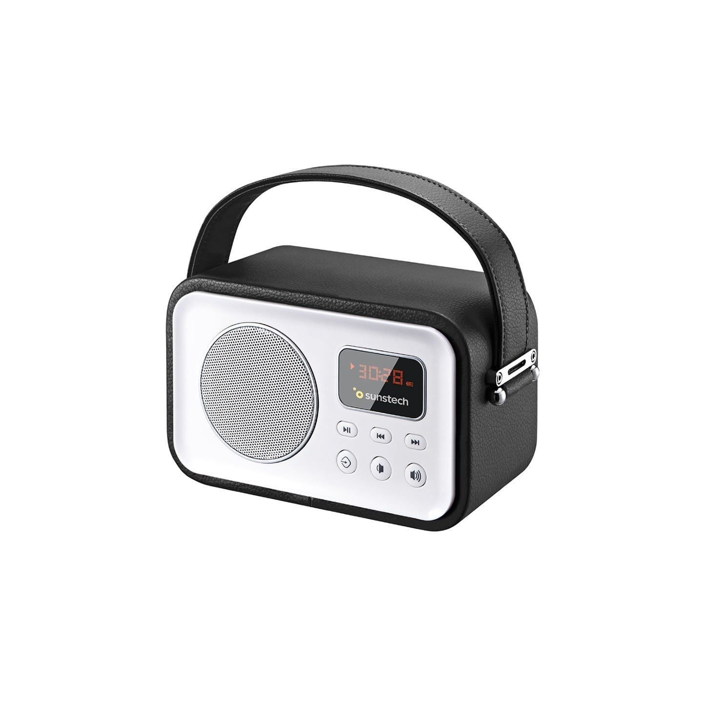 Radio portátil sunstech rpbt450/ negra