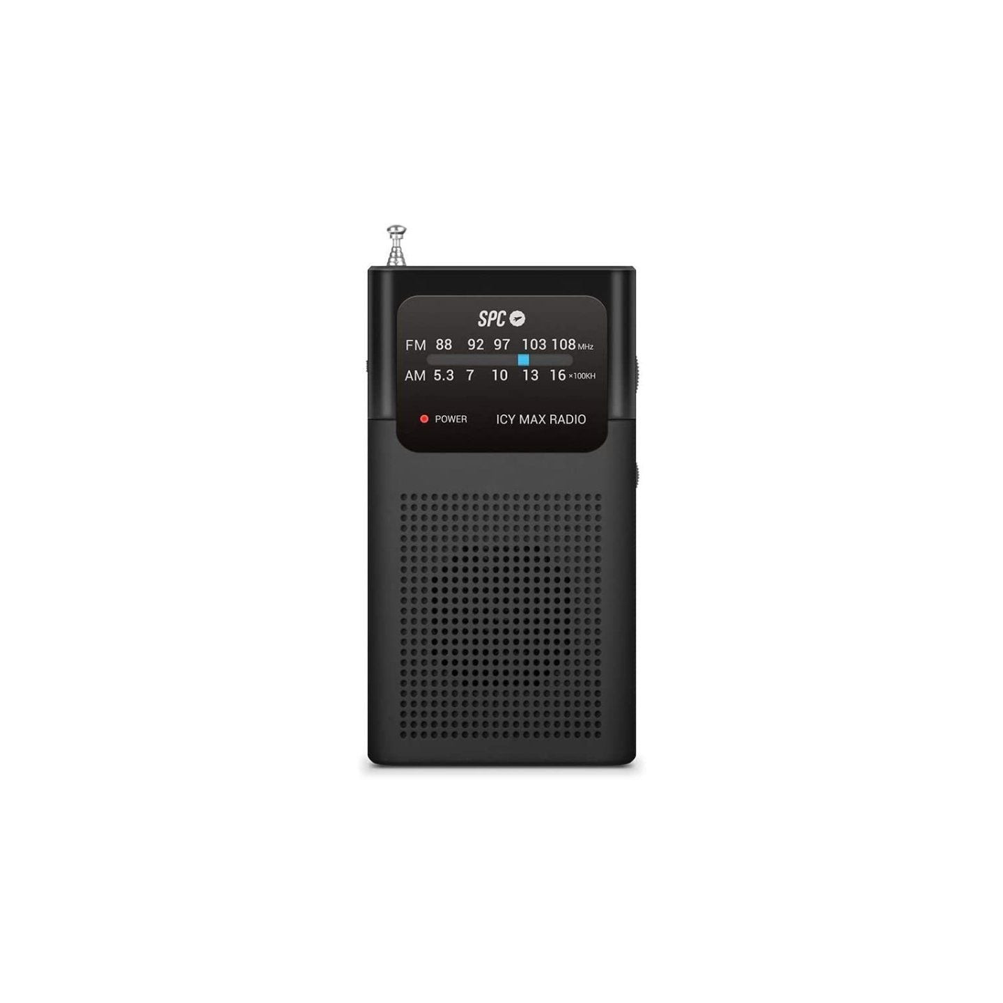 Radio portátil spc icy max/ negra