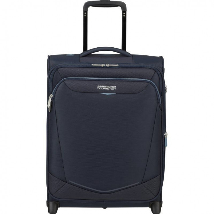 Maleta de cabina american tourister upright summerride 55cm/ 55x40x20cm/ 2 ruedas/ azul marino