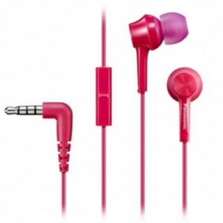 Auriculares intrauditivos panasonic rp-tcm105/ con micrófono/ jack 3.5/ rosas