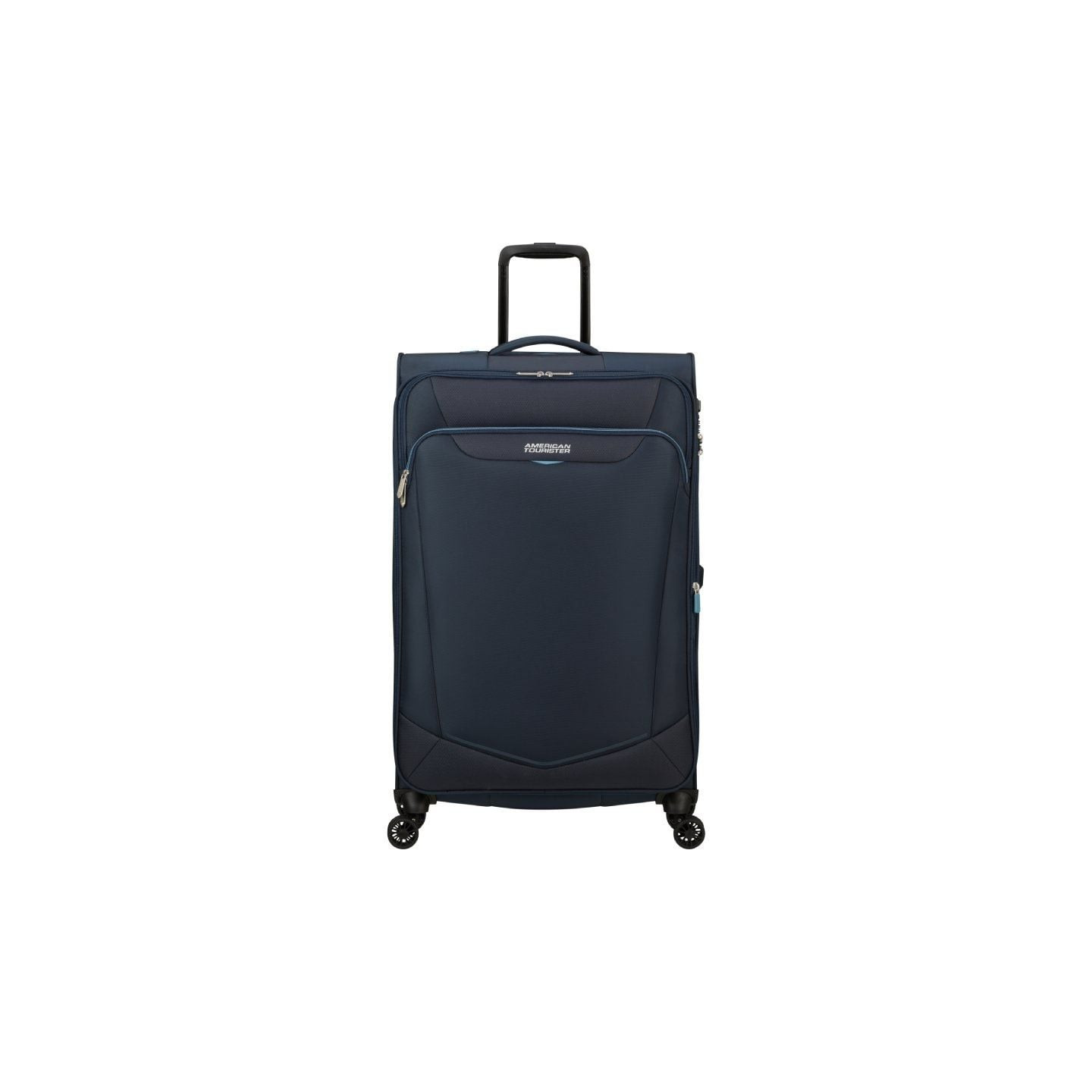 Maleta grande american tourister summerride spinner 80cm/ 80x48x30cm/ 4 ruedas/ azul marino