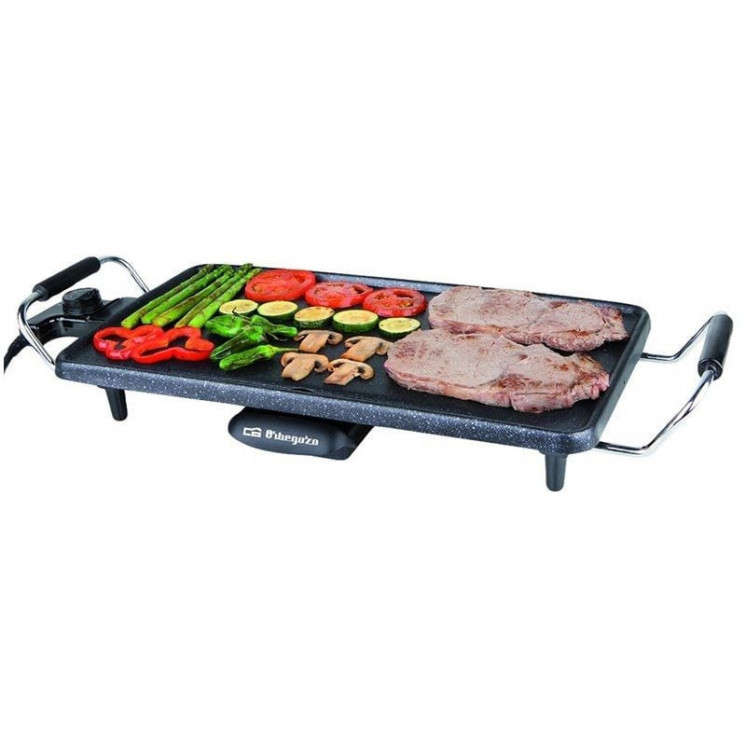 Plancha de asar orbegozo tbc 3000/ 2000w/ tamaño 220*430mm