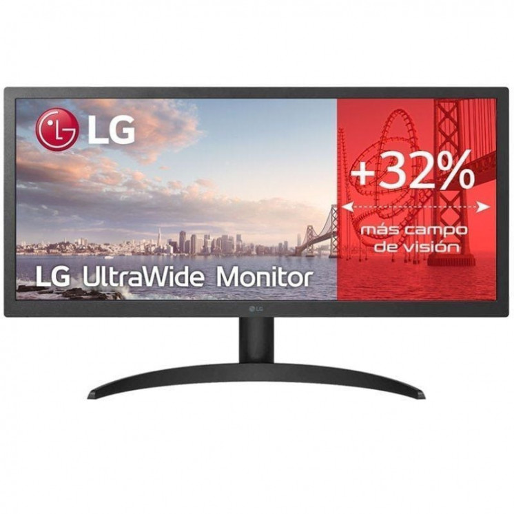 Monitor profesional ultrapanorámico lg ultrawide 26wq500-b 25.7'/ wfhd/ negro