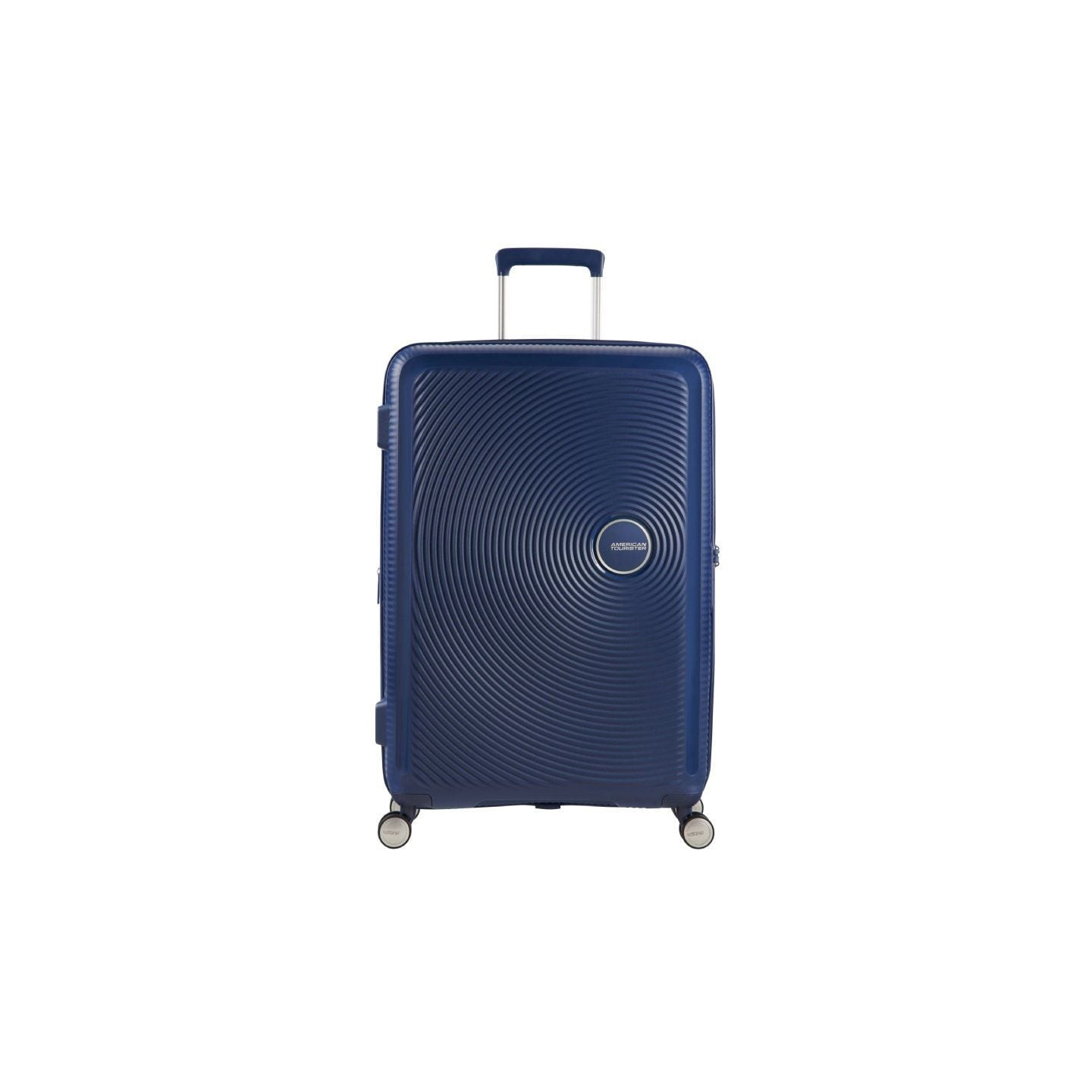 Maleta mediana american tourister soundbox spinner 67cm/ 67x46.5x29cm/ 4 ruedas/ azul marino