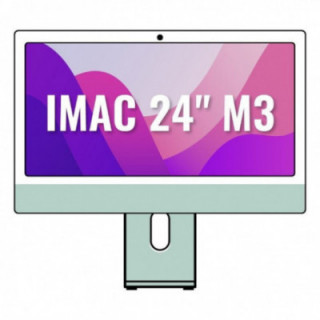 Apple imac 24' retina 4,5k / m3 8-core cpu/ 8gb/ 256gb ssd/ 8-core gpu/ verde