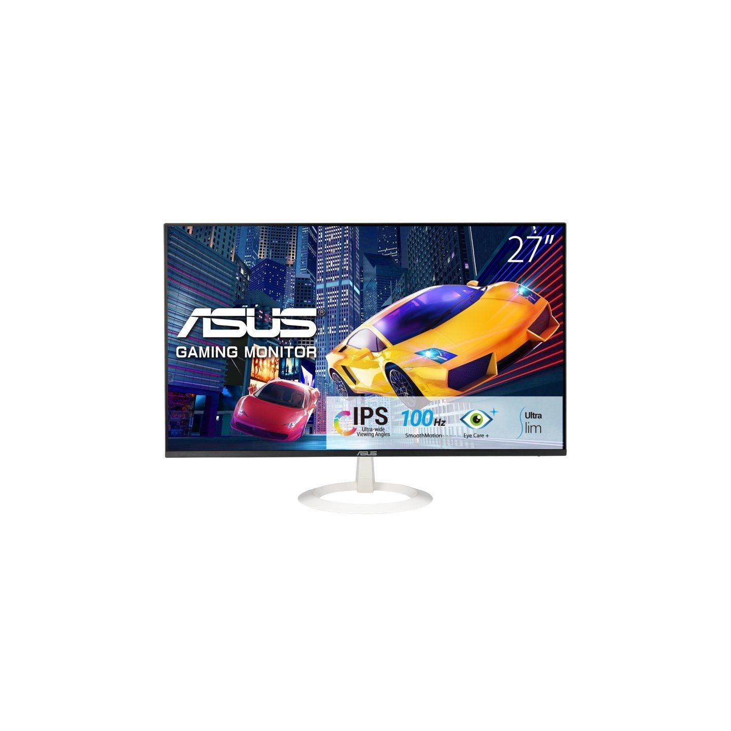 Monitor gaming asus vz27ehf-w 27'/ full hd/ 1ms/ 100hz/ ips/ blanco