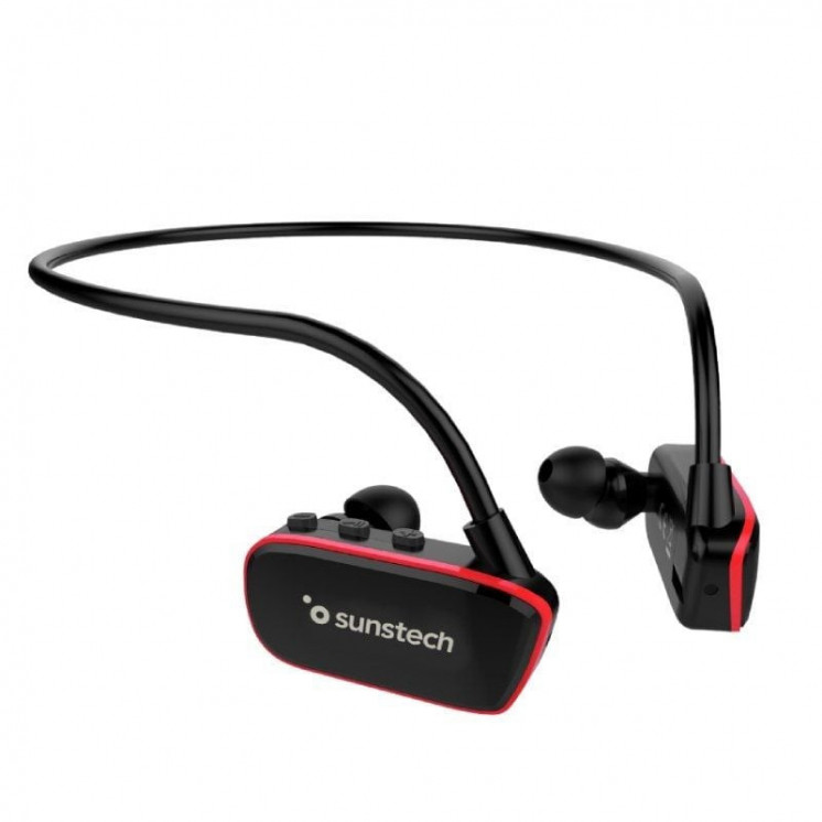 Reproductor mp3 sunstech argos 8gb/ resistente al agua/ rojos y negros