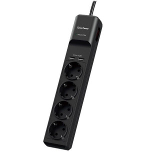 Regleta con interruptor cyberpower b0620sc0-de/ 6 tomas de corriente/ cable 1.8m/ negra