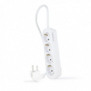 Regleta nanocable 10.37.0004-ns/ 4 tomas de corriente/ cable 1.4m/ blanca