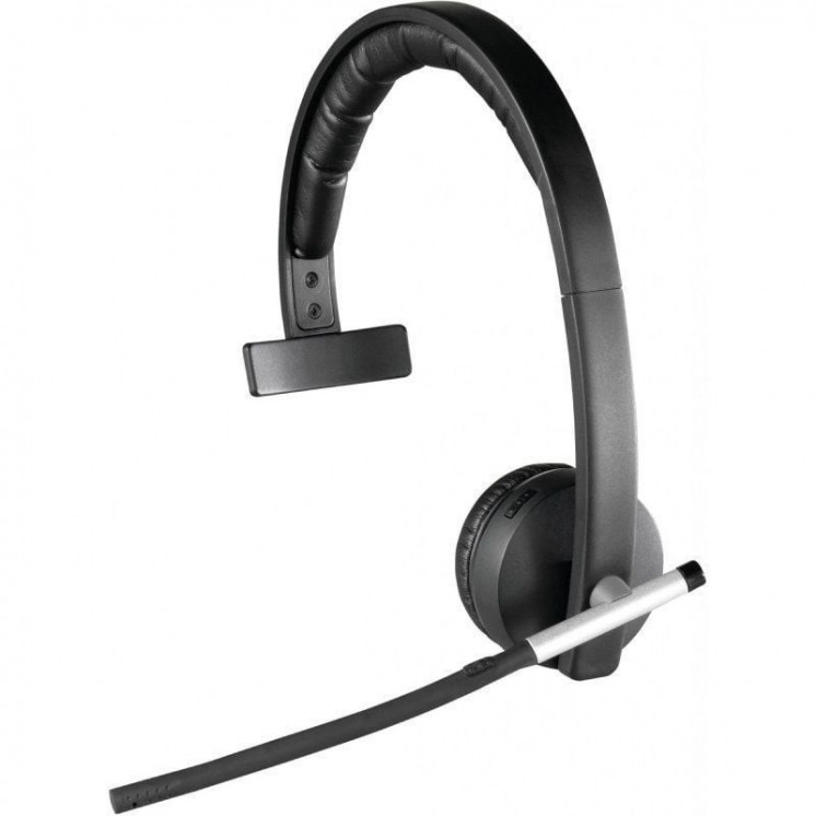 Auricular inalámbrico logitech h820e/ con micrófono/ usb/ radiofrecuencia/ negro