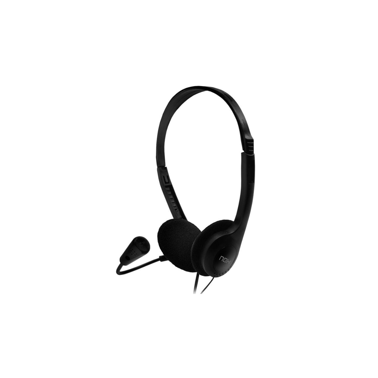 Auriculares nox voice one/ con micrófono/ jack 3.5/ negros