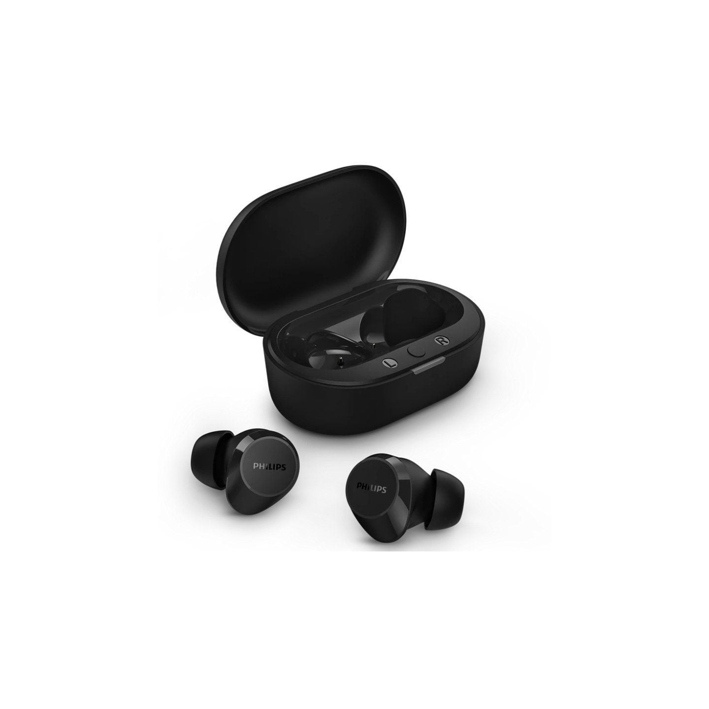 Auriculares bluetooth philips tat1209 con estuche de carga/ autonomía 6h/ negros