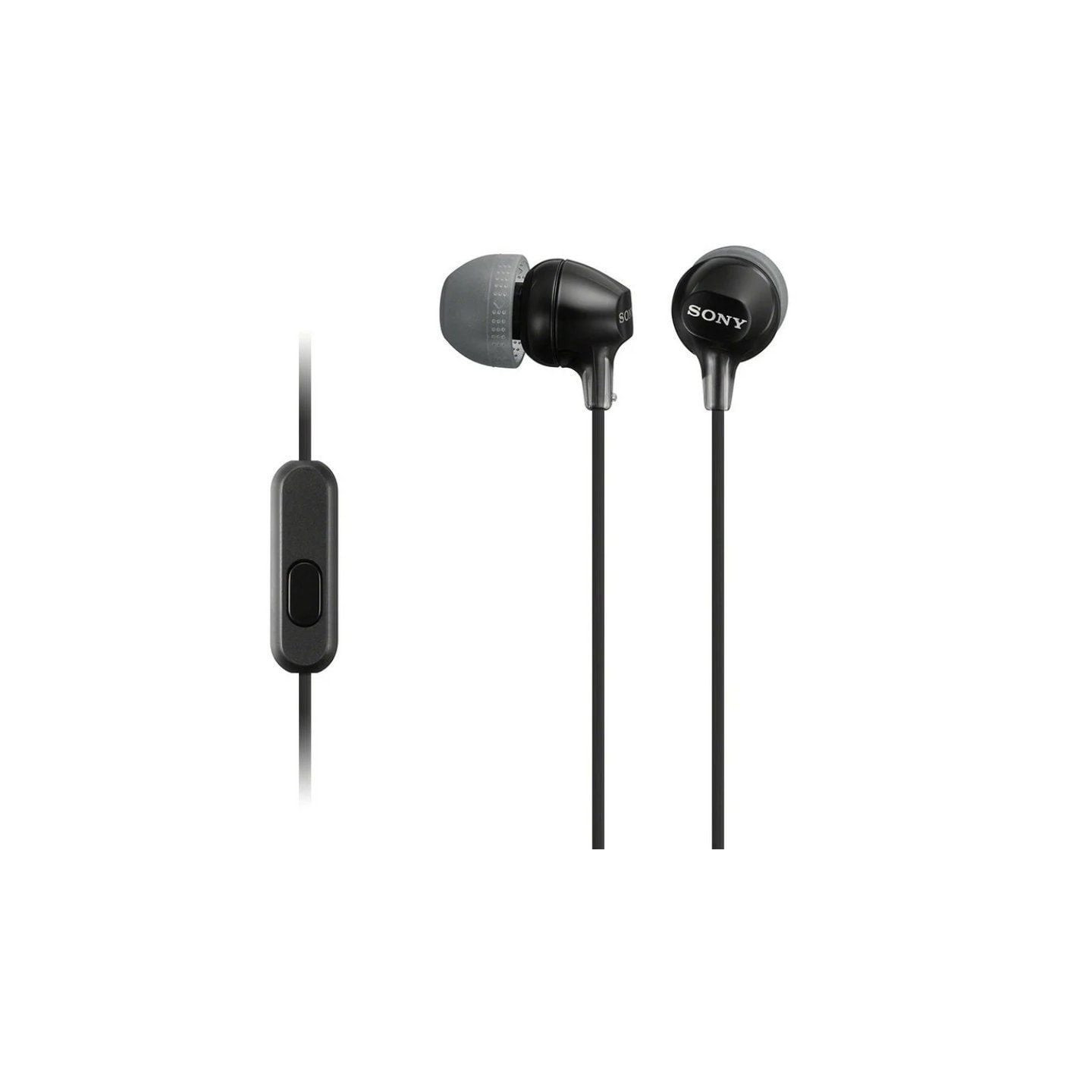 Auriculares intrauditivos sony mdr-ex15ap/ con micrófono/ jack 3.5/ negros