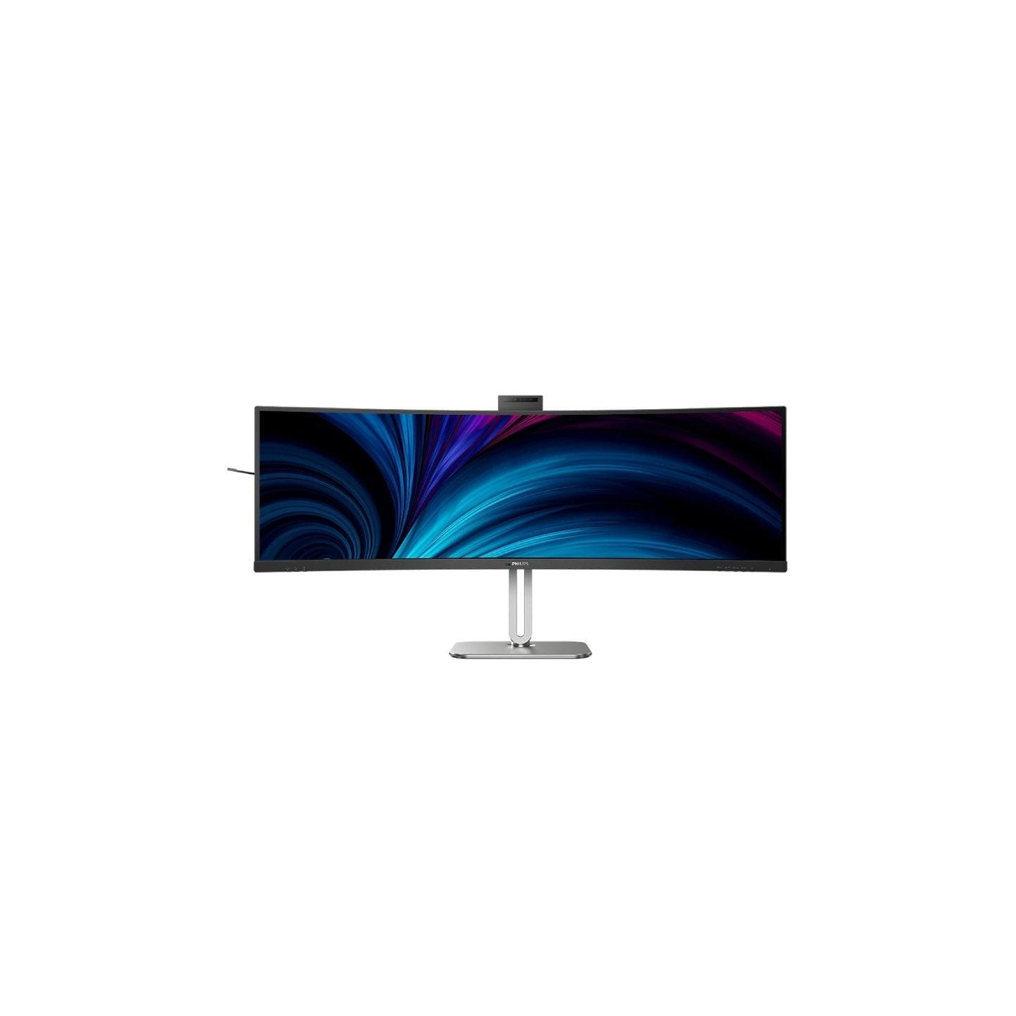 Monitor profesional ultraparonámico curvo philips 49b2u6900ch 48.8'/ dual qhd/ multimedia/ regulable en altura/ webcam/ negro