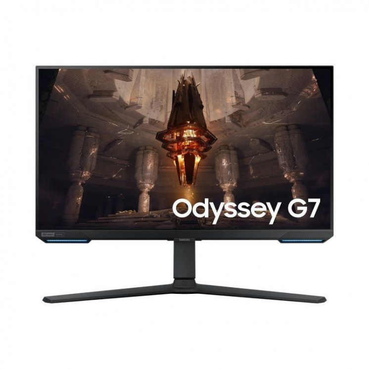 Smart monitor gaming samsung odyssey g7 s32bg700eu 32'/ 4k/ 1ms/ 144hz/ ips/ multimedia/ regulable en altura/ smart tv/ negro