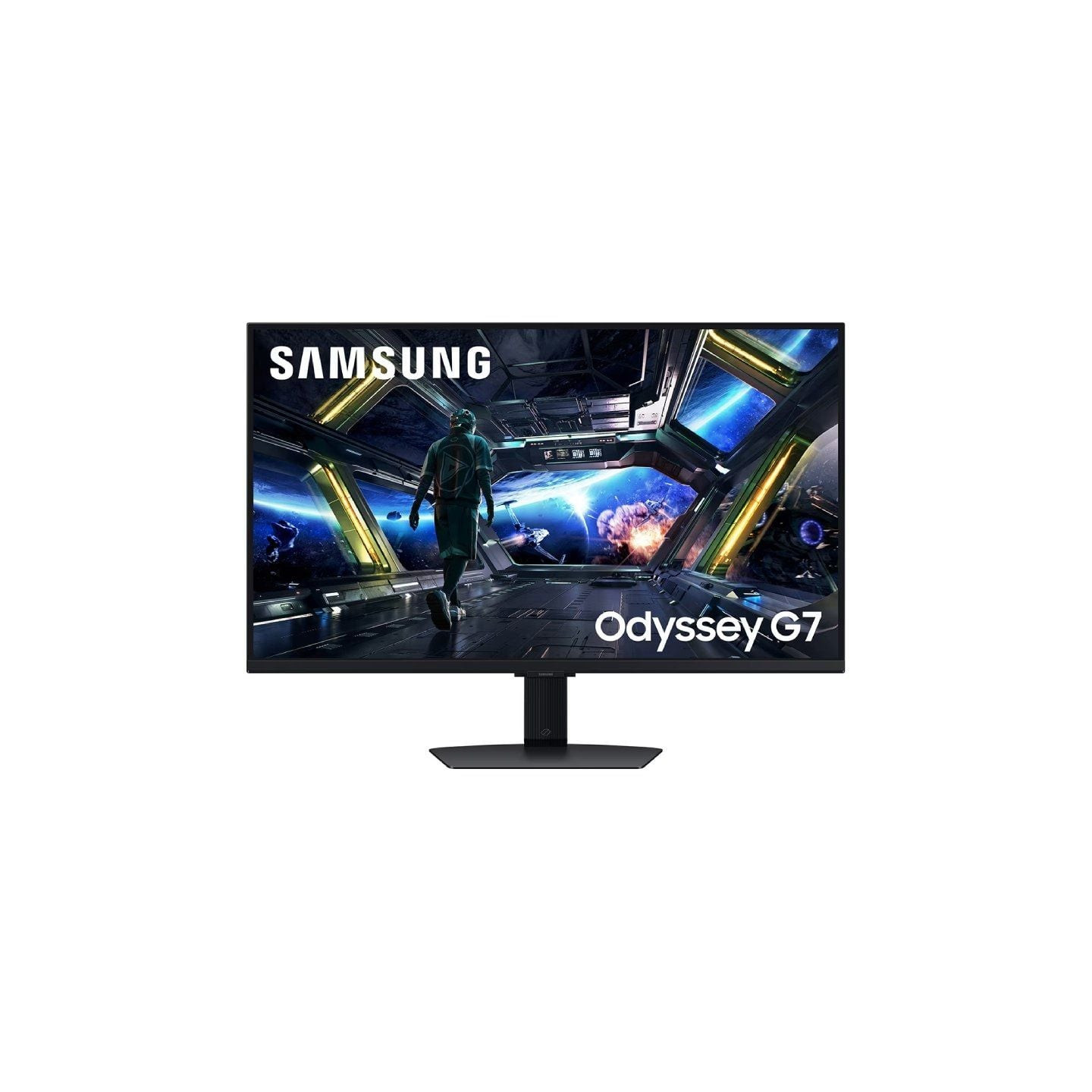 Smart monitor gaming samsung odyssey g7 s32dg702eu 32'/ 4k/ 1ms/ 144hz/ ips/ multimedia/ regulable en altura/ smart tv/ negro