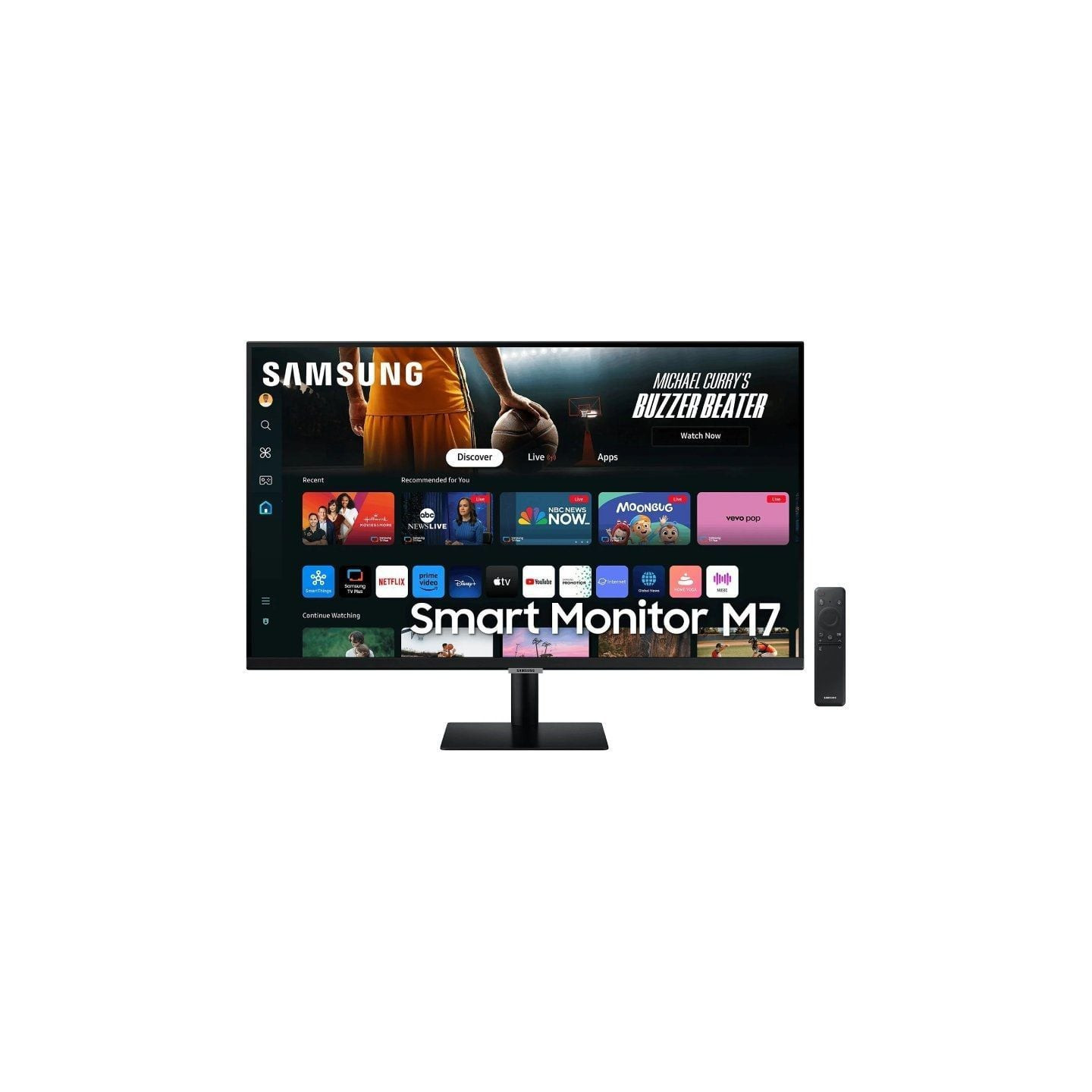 Smart monitor samsung m7 s32dm700uu 32'/ 4k/ multimedia/ smart tv/ negro