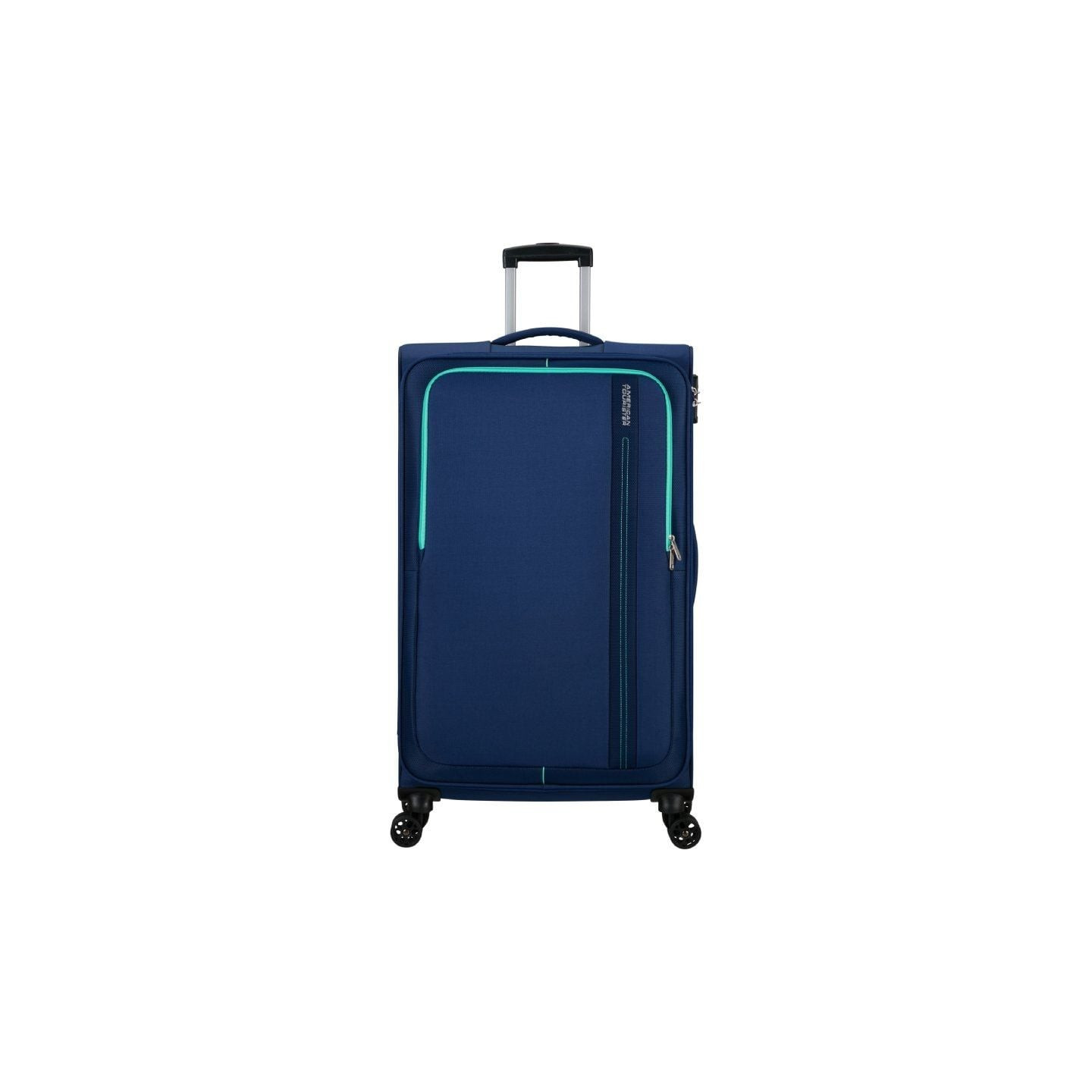 Maleta de cabina american tourister sea seeker spinner 80cm/ 80x47.5x28.5cm/ 4 ruedas/ marino combate