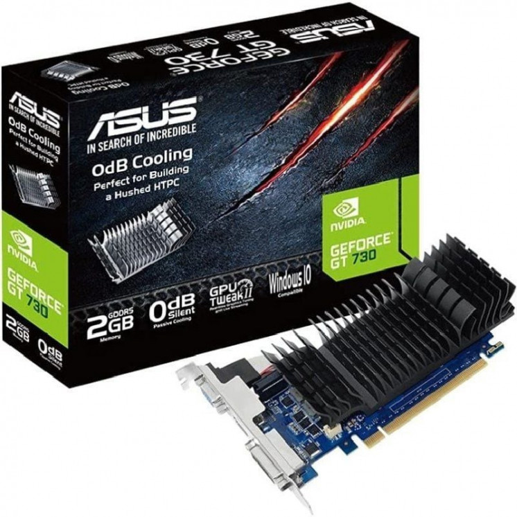 Tarjeta gráfica asus geforce gt 730/ 2gb gddr5