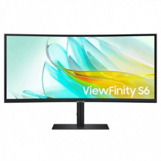 Monitor profesional ultraparonámico curvo samsung viewfinity s6 s34c652uau 34'/ uwqhd/ multimedia/ negro