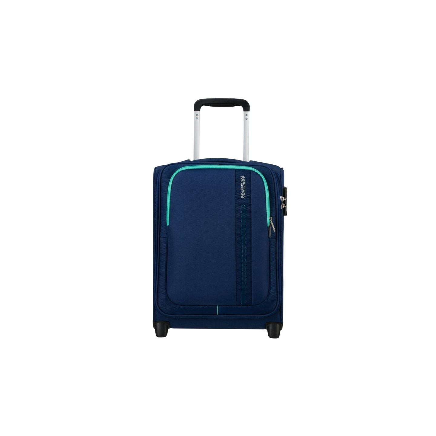 Maleta de cabina american tourister sea seeker upright/ 45x36x20cm/ 2 ruedas/ marino combate