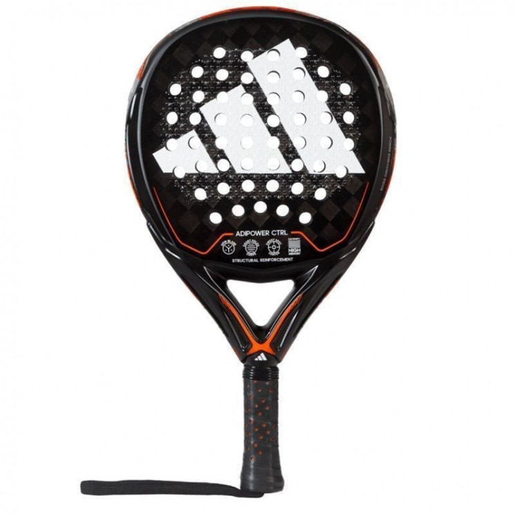 Pala de pádel adidas adipower 3.2 control (alex ruiz)/ negra