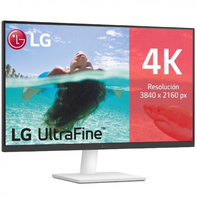 Monitor profesional polivalente lg ultrafine 27us500-w 27'/ 4k/ multimedia/ blanco