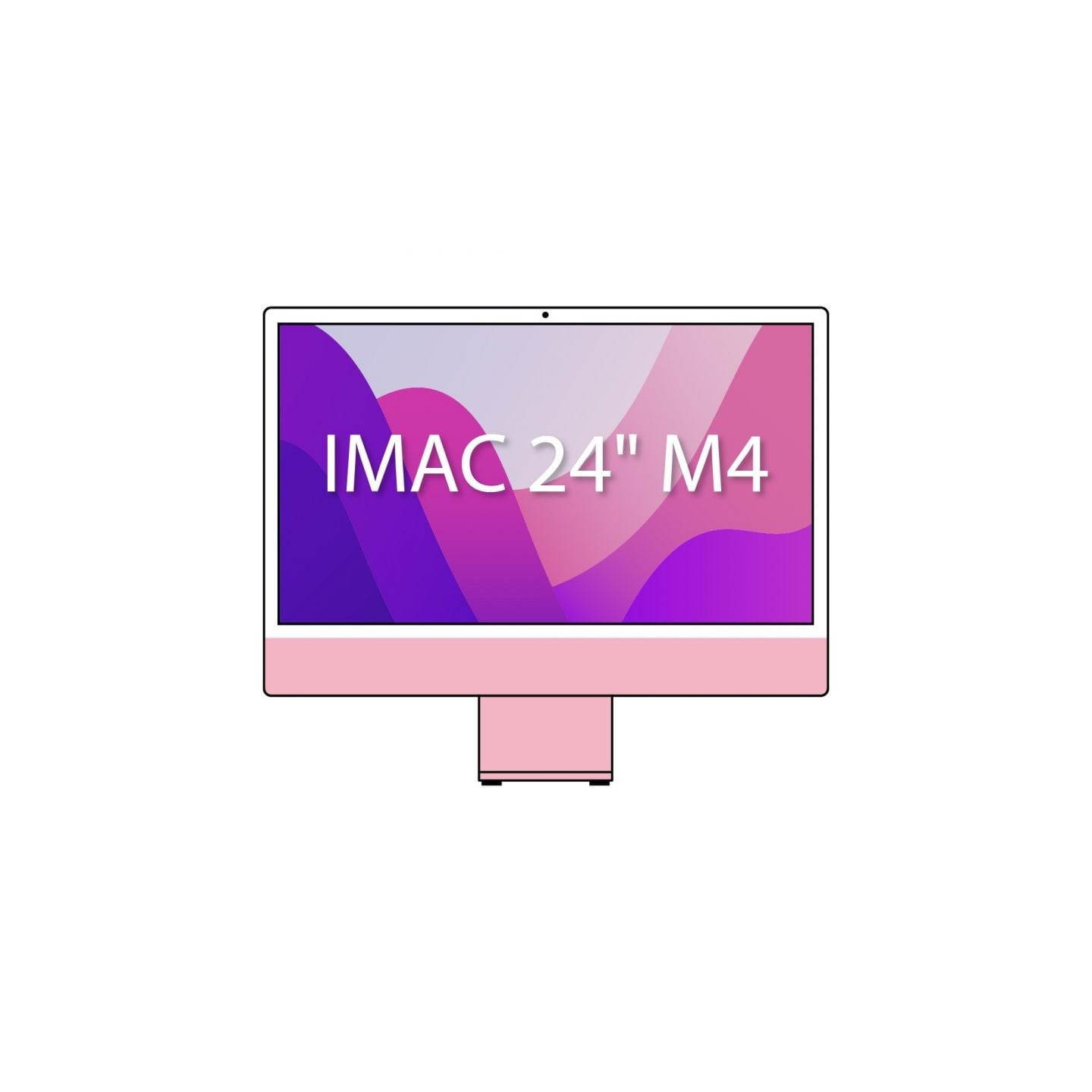 Apple imac 24' retina 4,5k / m4 10-core cpu/ 16gb/ 256gb ssd/ 10-core gpu/ rosa