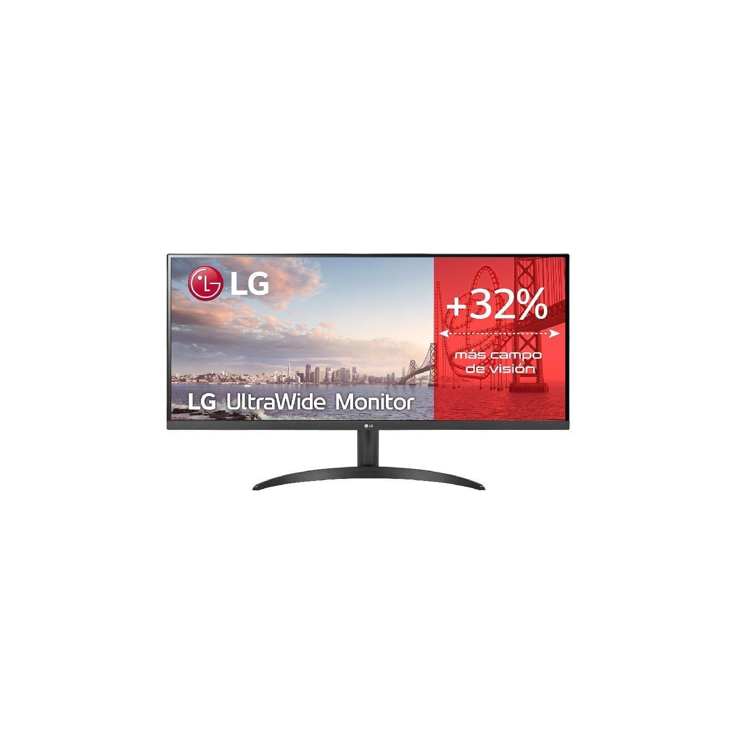 Monitor profesional ultrapanorámico lg 34wp500-b 34'/ wfhd/ negro