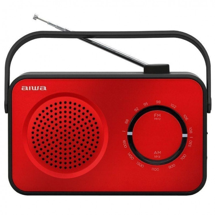 Radio portátil aiwa r-190rd/ 2w/ roja