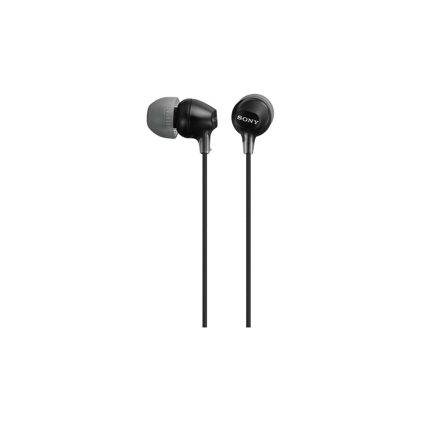 Auriculares intrauditivos sony mdrex15lpb/ jack 3.5/ negros