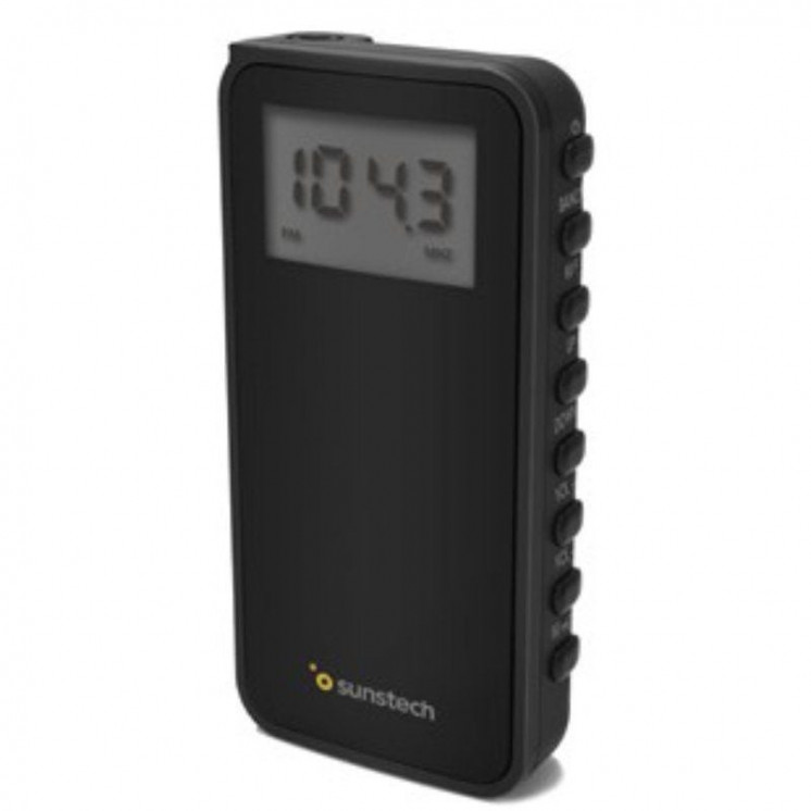 Radio portátil sunstech rpd23/ negro