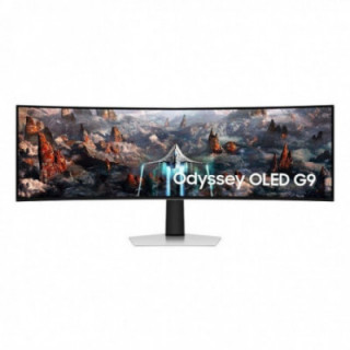 Monitor gaming ultrapanorámico curvo samsung odyssey oled g9 s49cg934su 49'/ dual qhd/ 0.03ms/ 240hz/ oled/ multimedia/