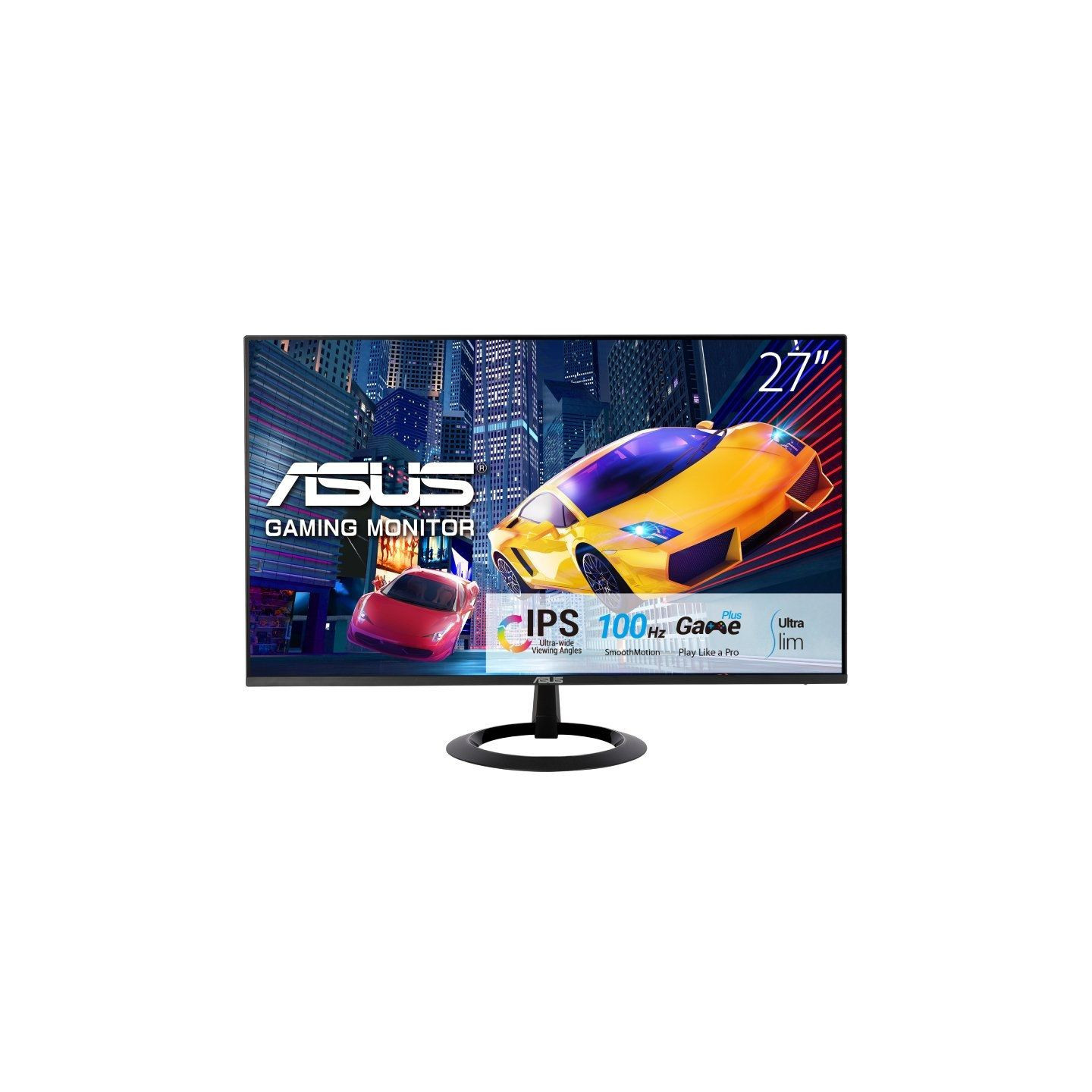 Monitor gaming asus vz27ehf 27'/ full hd/ 1ms/ 100hz/ ips/ negro