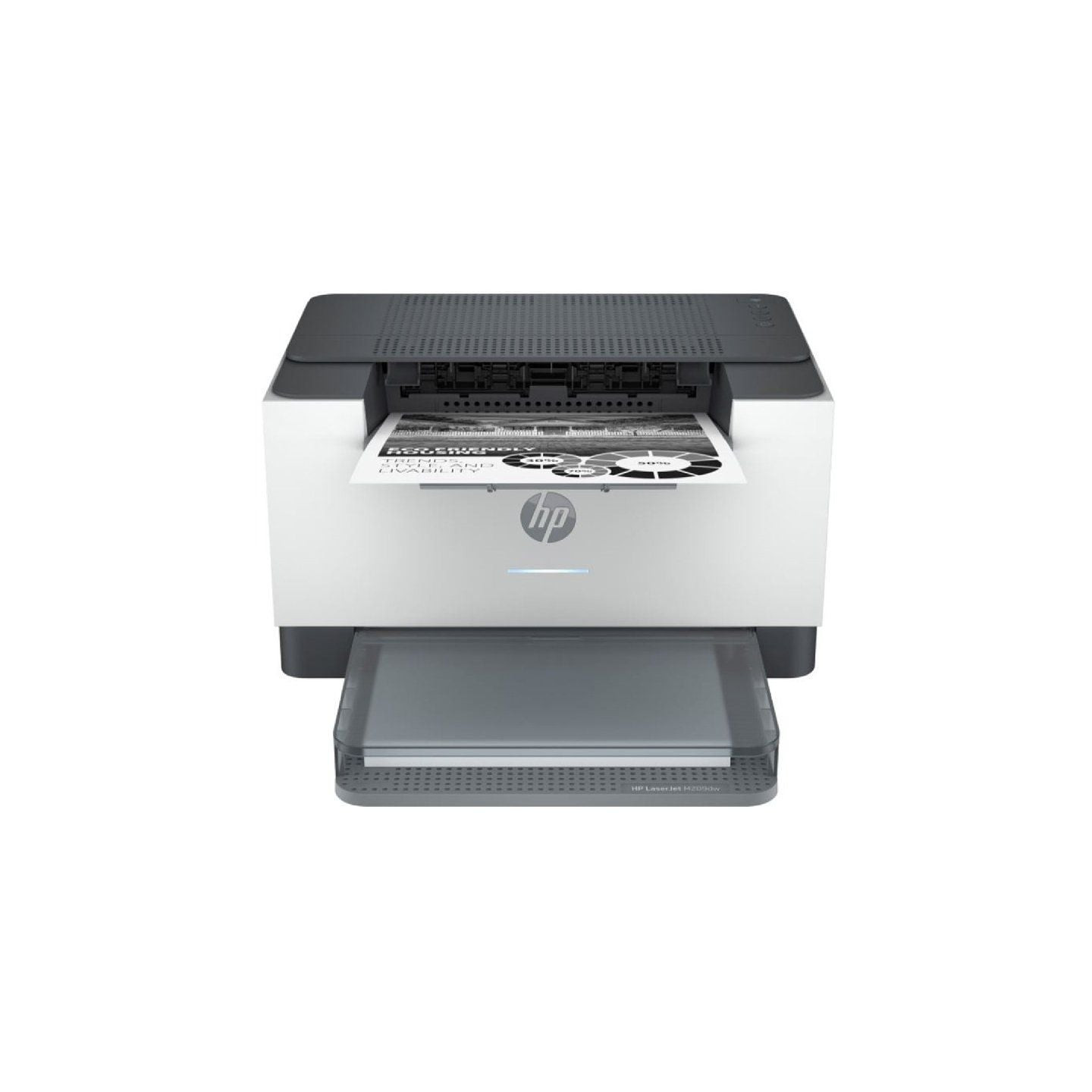 Impresora láser monocromo hp laserjet m209dw wifi/ dúplex/ blanca