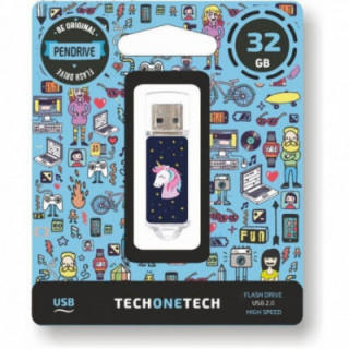 Pendrive 32gb tech one tech unicornio dream usb 2.0