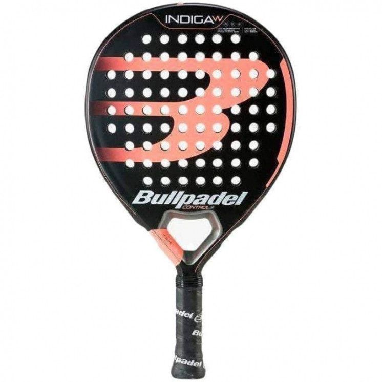 Pala de pádel bullpadel indiga woman 2022/ negra y rosa