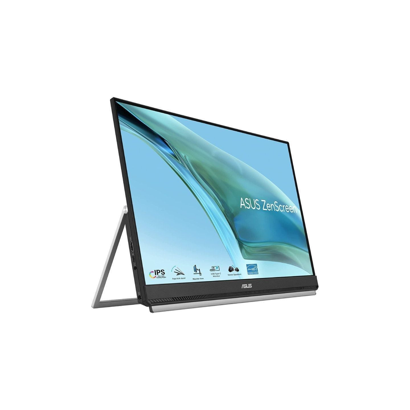 Monitor portátil asus zenscreen mb249c 23.8'/ full hd/ multimedia/ regulable en altura/ negro