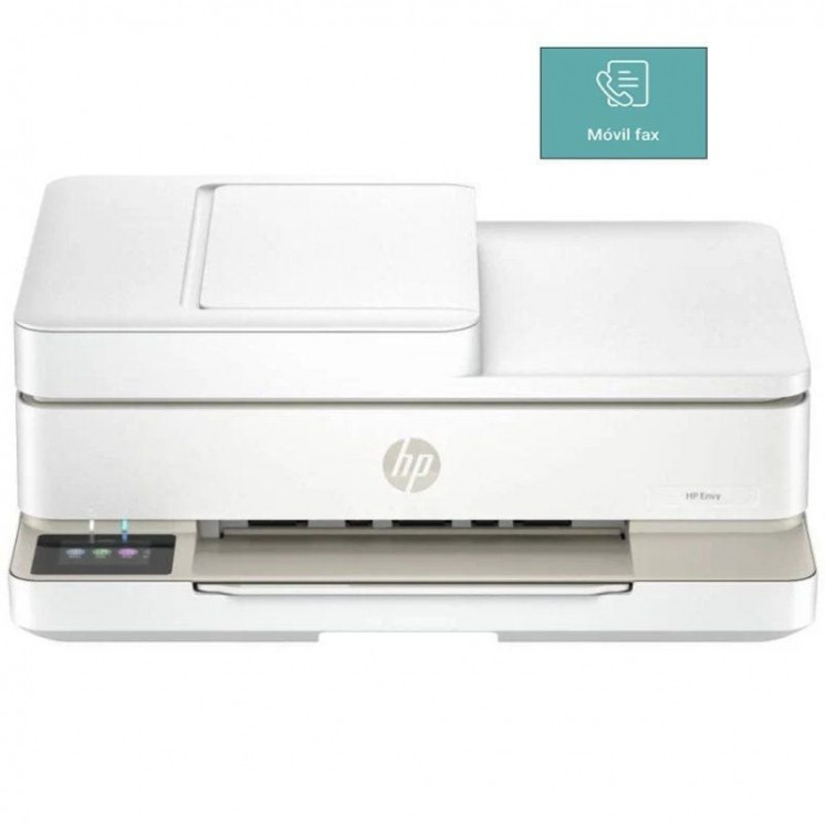 Multifunción hp envy 6520e wifi/ fax móvil/ dúplex/ adf/ blanca portobello