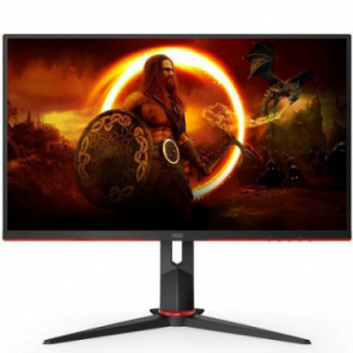 Monitor gaming aoc q27g2s/eu 27'/ qhd/ 1ms/ 165hz/ ips/ regulable en altura/ negro y rojo