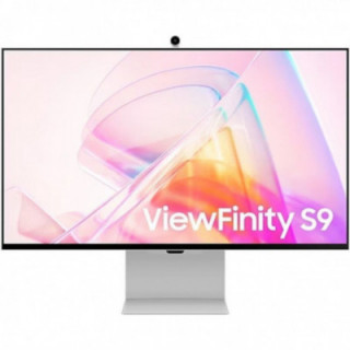 Smart monitor samsung viewfinity s9 s27c902pau 27'/ 5k/ smart tv/ webcam/ multimedia/ regulable en altura/ plata