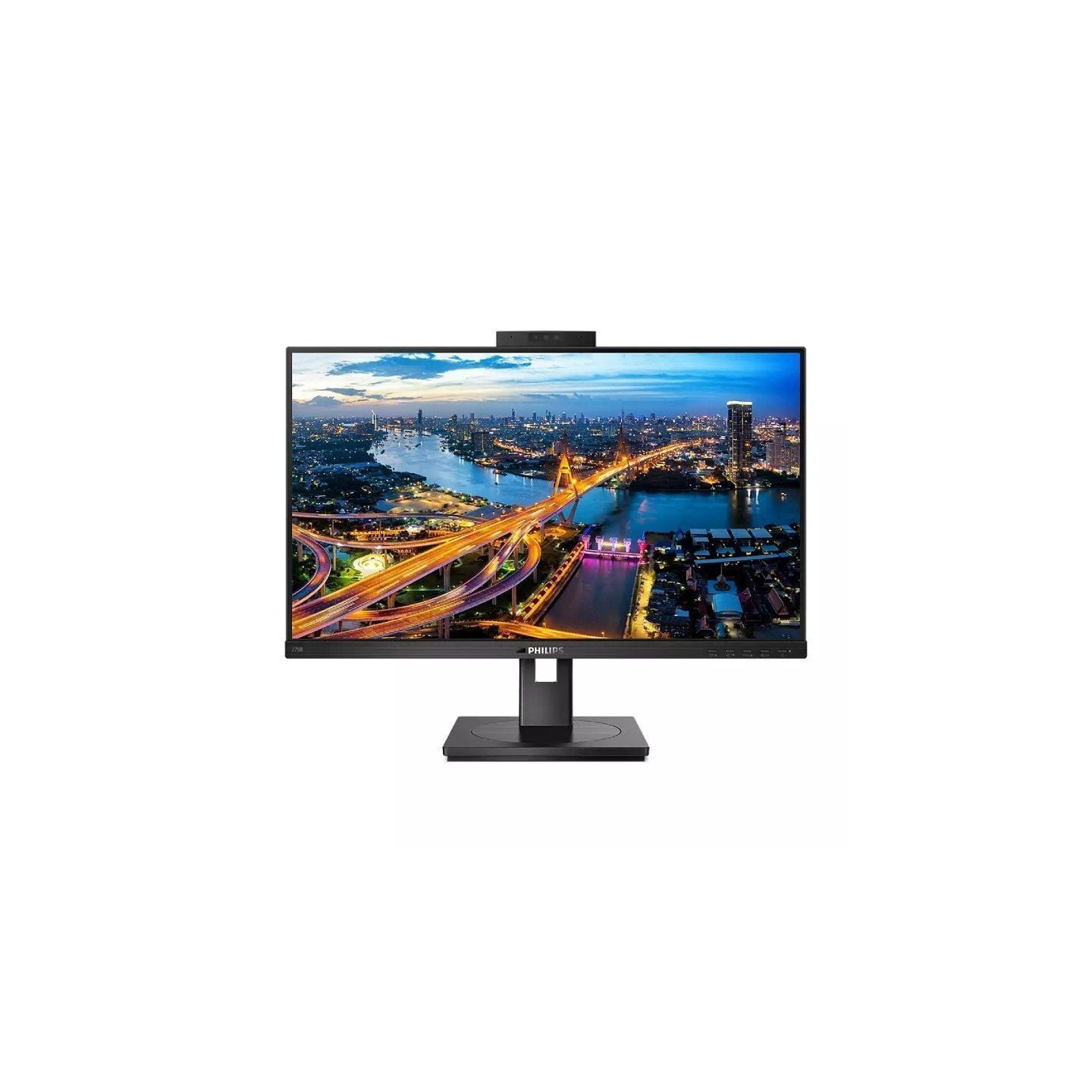 Monitor profesional philips 275b1h 27'/ qhd/ webcam/ multimedia/ regulable en altura/ negro