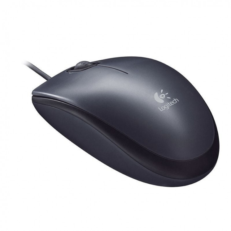 Ratón logitech m90/ hasta 1000 dpi/ gris v2