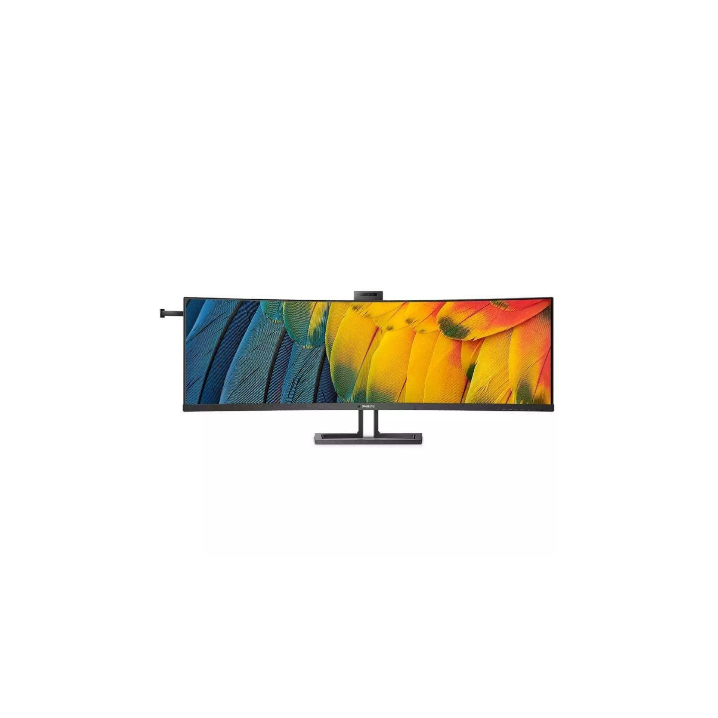 Monitor profesional ultraparonámico curvo philips 45b1u6900ch 44.5'/ dual qhd/ webcam/ multimedia/ regulable en altura/ negro