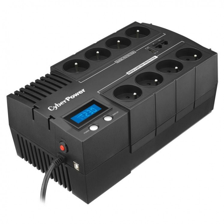 Sai línea interactiva cyberpower br700elcd/ 700va-420w/ 8 salidas/ formato bloque