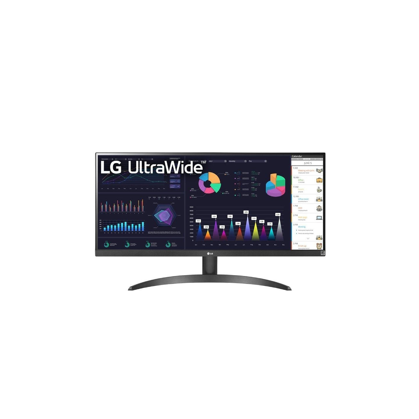 Monitor profesional lg 27bl650c-b 27'/ full hd/ multimedia/ regulable en altura/ negro