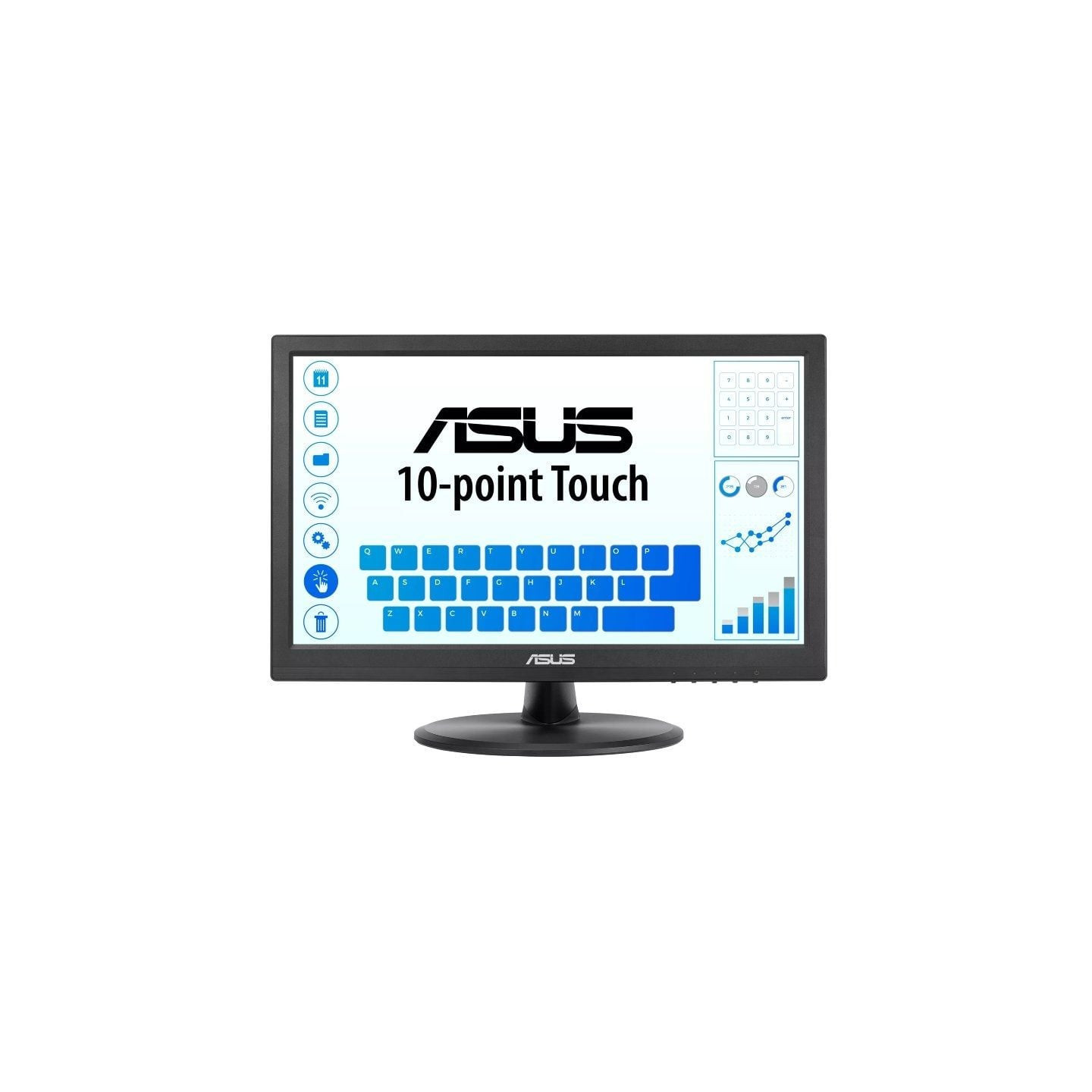 Monitor profesional táctil asus vt168hr 15.6'/ wxga/ negro